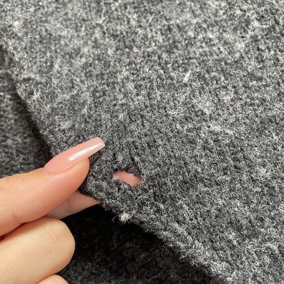 one x oneteaspoon pullover cross back knit long sleeve gray top size medium m - Picture 7 of 10